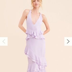 Lavender Ruffle Dress
